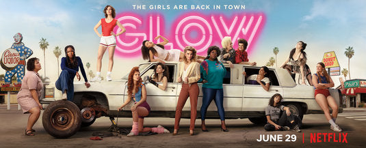1000 piece jigsaw puzzle for tv poster: GLOW, ver8