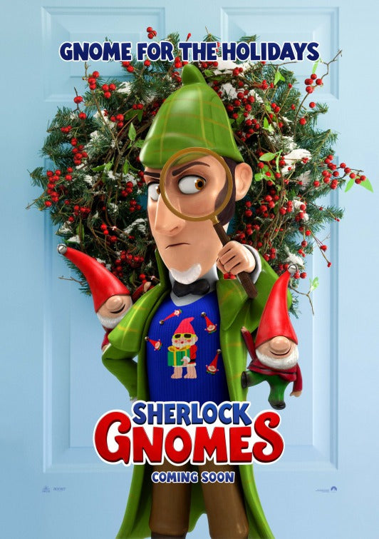 1000 piece jigsaw puzzle for the movie poster: Sherlock Gnomes (2018) ver11