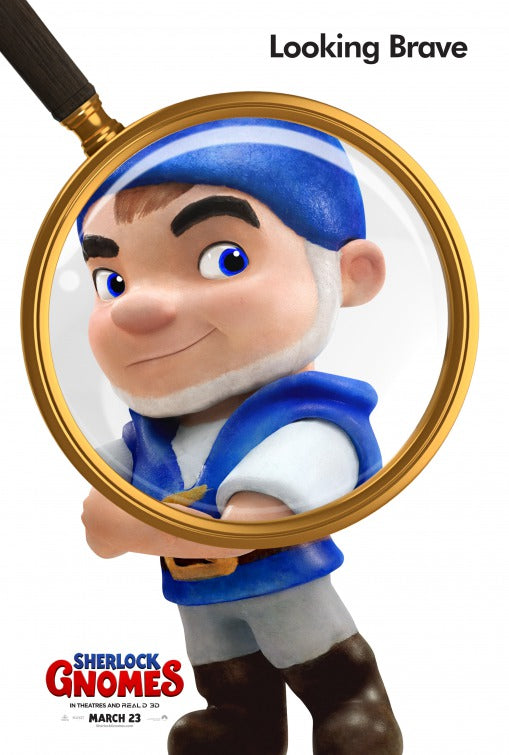 1000 piece jigsaw puzzle for the movie poster: Sherlock Gnomes (2018) ver18