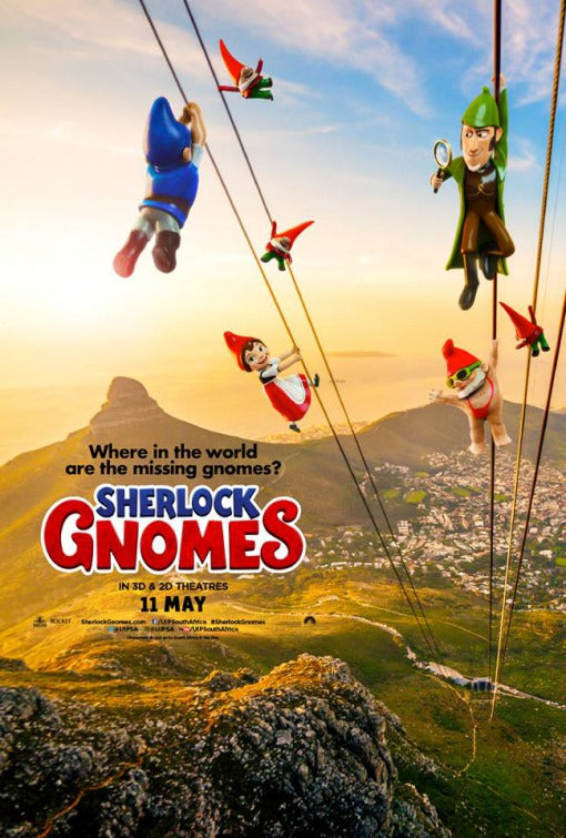1000 piece jigsaw puzzle for the movie poster: Sherlock Gnomes (2018) ver32