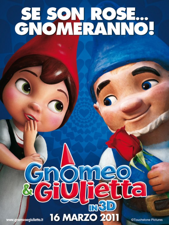 1000 piece jigsaw puzzle for the movie poster: Gnomeo and Juliet (2011) ver12