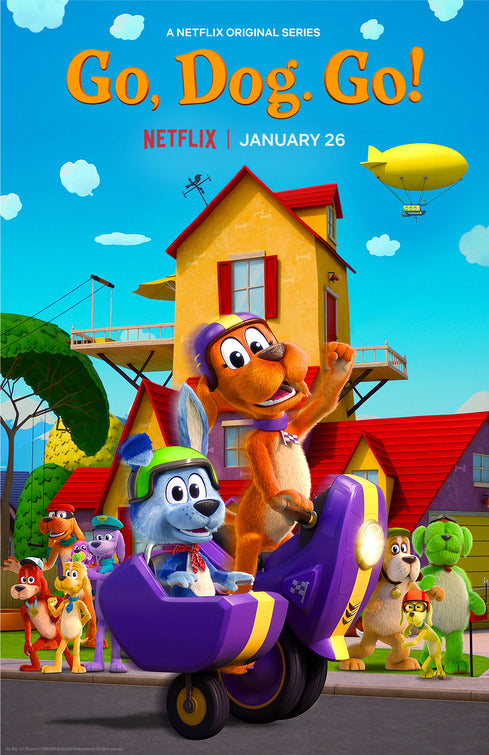 1000 piece jigsaw puzzle for tv poster: Go, Dog, Go