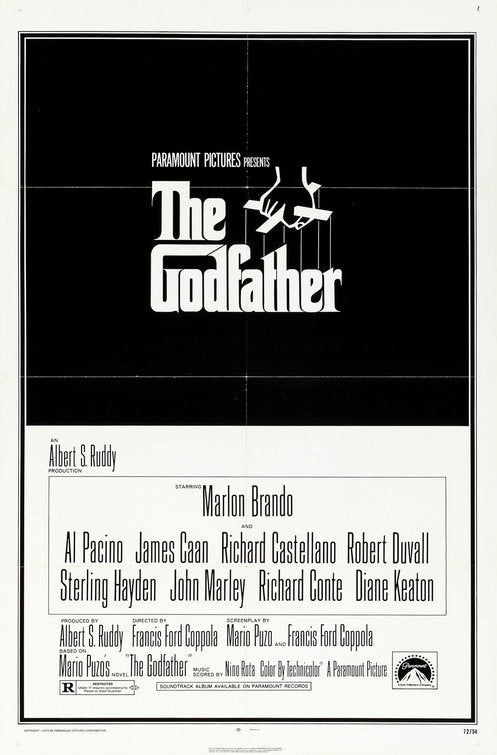 the movie poster: The Godfather (1972) ver1