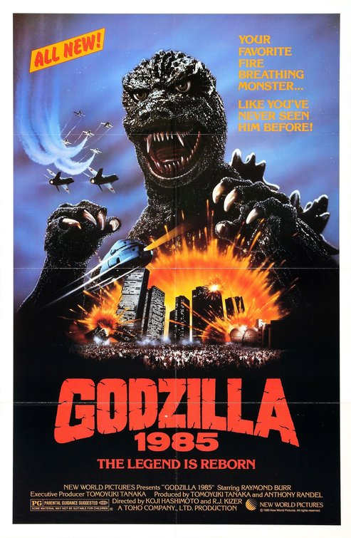 the movie poster: Godzilla: 1985 (1985)