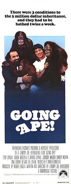 the movie poster: Going Ape! (1981) ver1