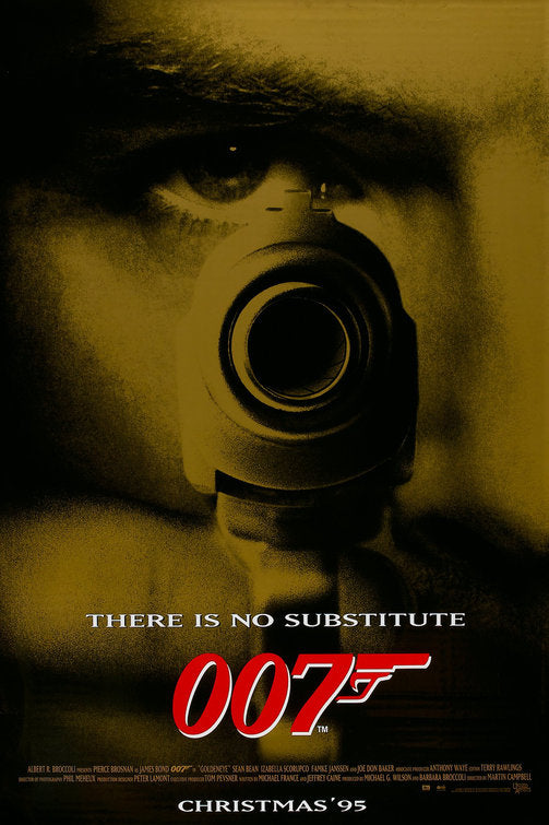 1000 piece jigsaw puzzle for the movie poster: GoldenEye (1995) ver1