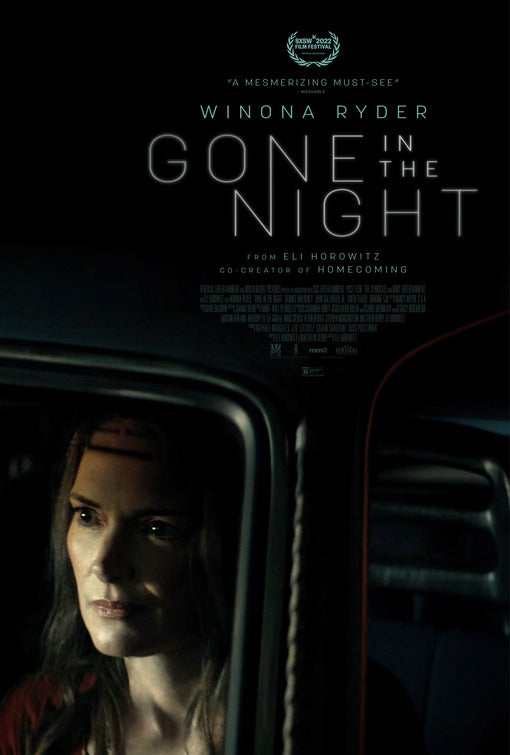 1000 piece jigsaw puzzle for the movie poster: Gone in the Night (2022)