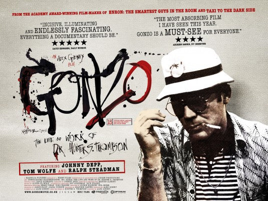 the movie poster: Gonzo: The Life and Work of Dr. Hunter S. Thompson (2008) ver2