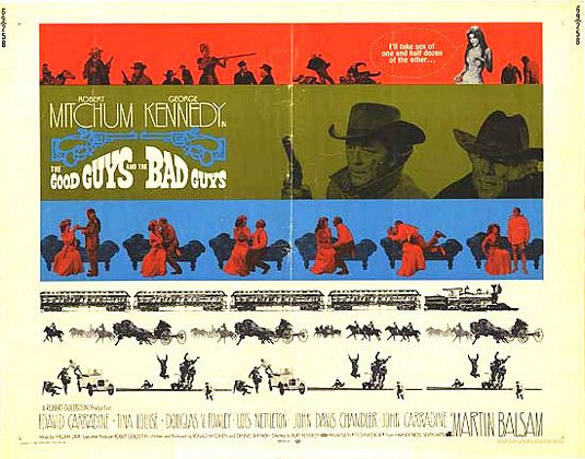 the movie poster: The Good Guys and the Bad Guys (1969) ver2