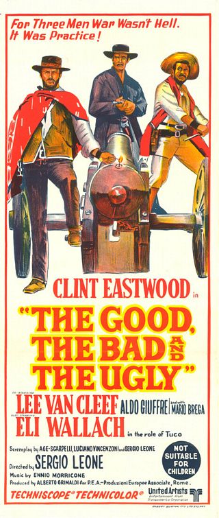 the movie poster: The Good, the Bad, and the Ugly (1966) ver2
