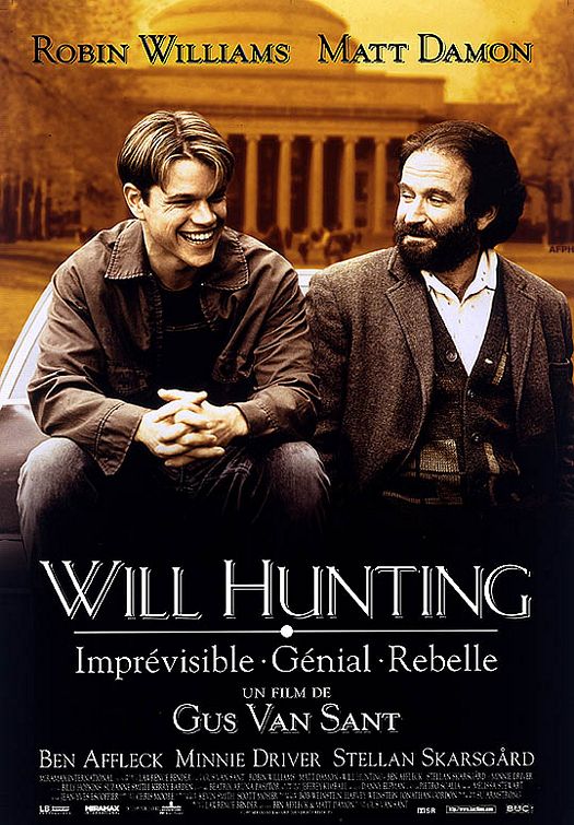the movie poster: Good Will Hunting (1997) ver2