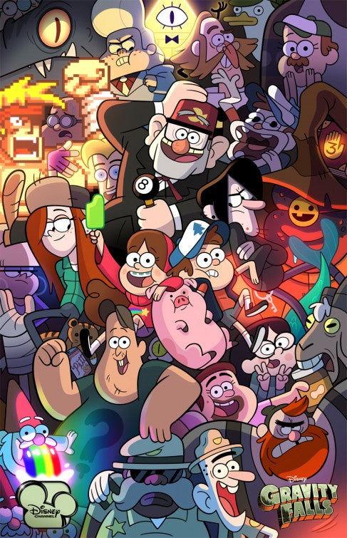 1000 piece jigsaw puzzle for tv poster: Gravity Falls, ver2