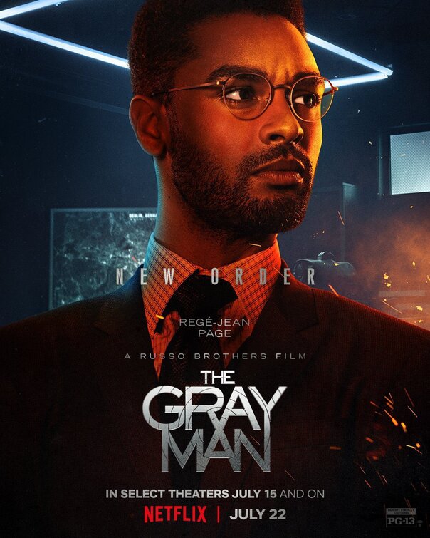 1000 piece jigsaw puzzle for the movie poster: The Gray Man (2022) ver6