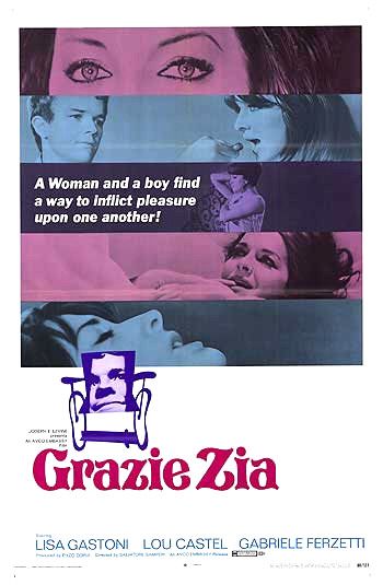 the movie poster: Grazie, zia (1969)