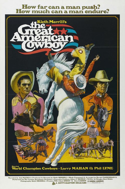 the movie poster: The Great American Cowboy (1973)