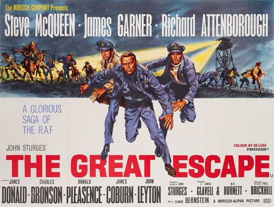 the movie poster: The Great Escape (1963) ver3