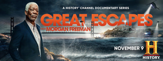 1000 piece jigsaw puzzle for tv poster: Great Escapes with Morgan Freeman, ver2