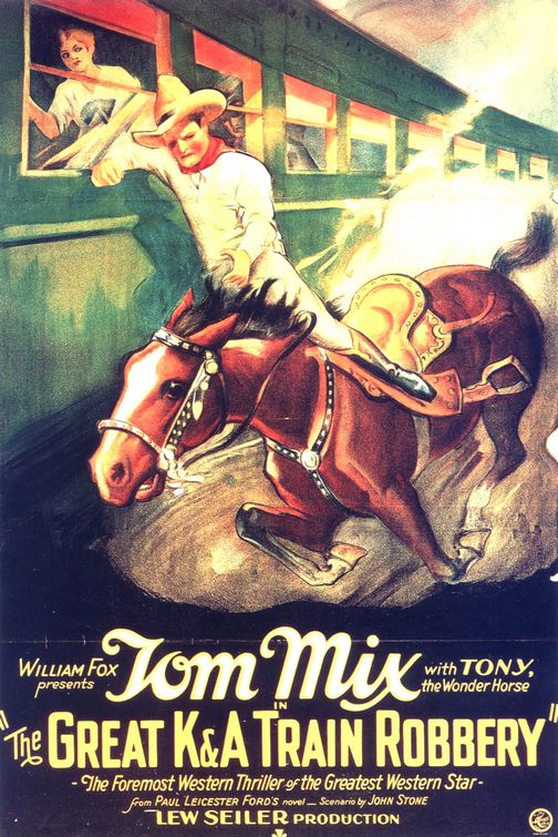 the movie poster: The Great K & A Train Robbery (1926)
