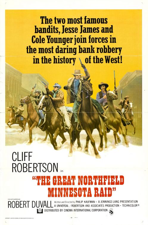 the movie poster: The Great Northfield Minnesota Raid (1972)