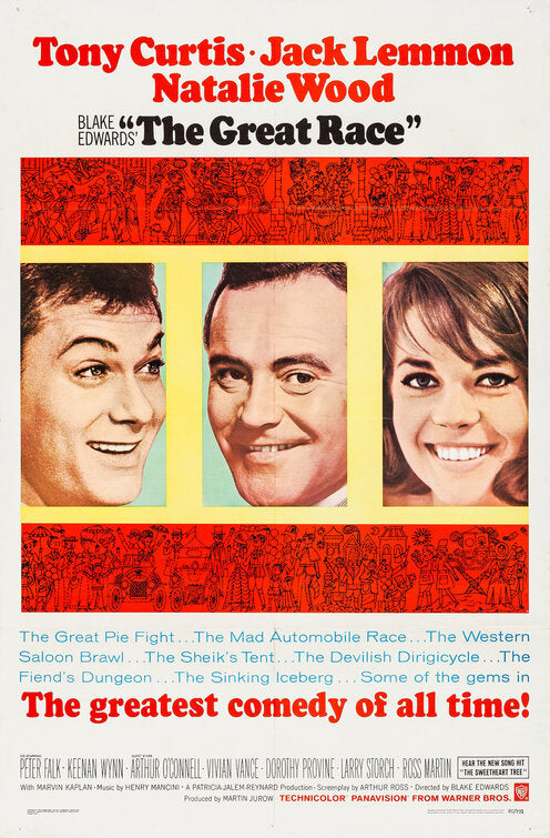 1000 piece jigsaw puzzle for the movie poster: The Great Race (1965)