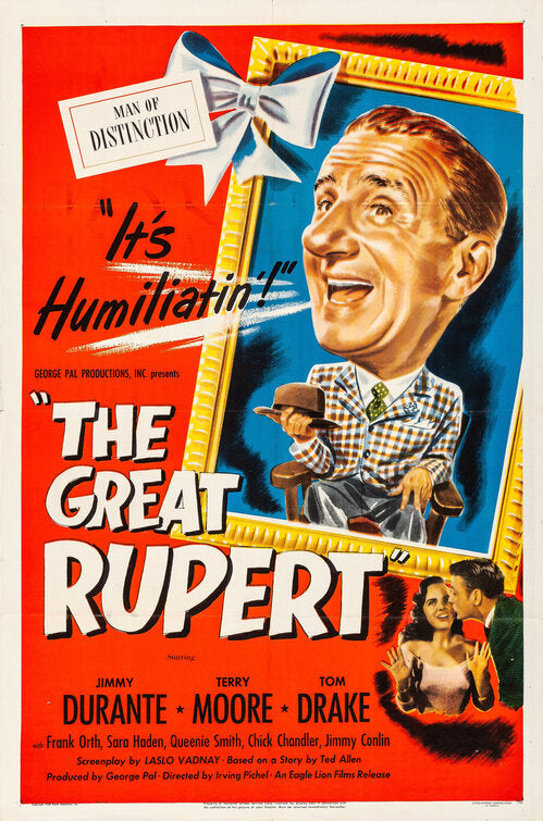 1000 piece jigsaw puzzle for the movie poster: The Great Rupert (1950)