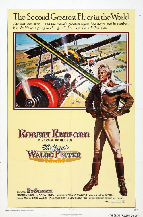1000 piece jigsaw puzzle for the movie poster: The Great Waldo Pepper (1975)