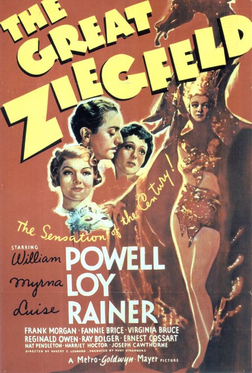 the movie poster: The Great Ziegfeld (1936)