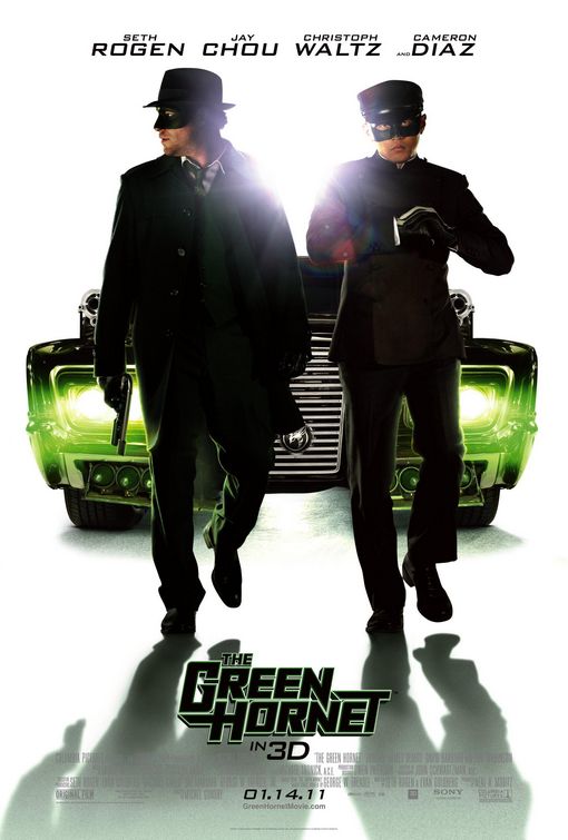 1000 piece jigsaw puzzle for the movie poster: The Green Hornet (2011) ver5