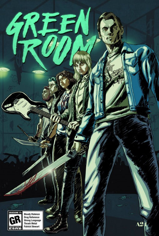 1000 piece jigsaw puzzle for the movie poster: Green Room (2016) ver6