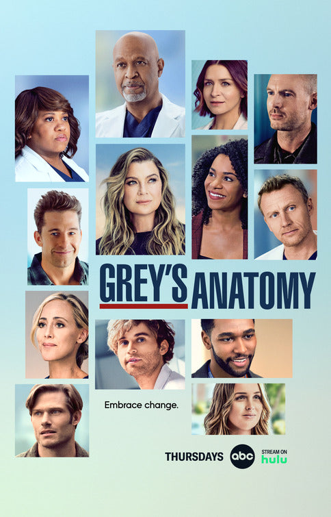 1000 piece jigsaw puzzle for tv poster: Grey's Anatomy, ver26