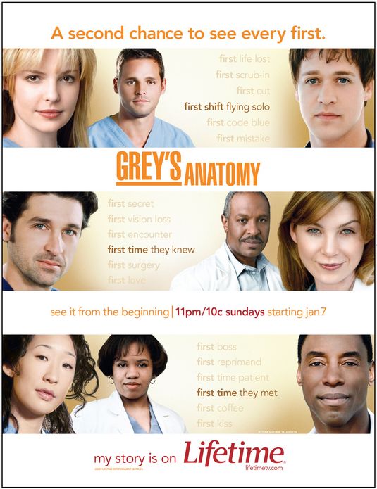 1000 piece jigsaw puzzle for tv poster: Grey's Anatomy, ver3