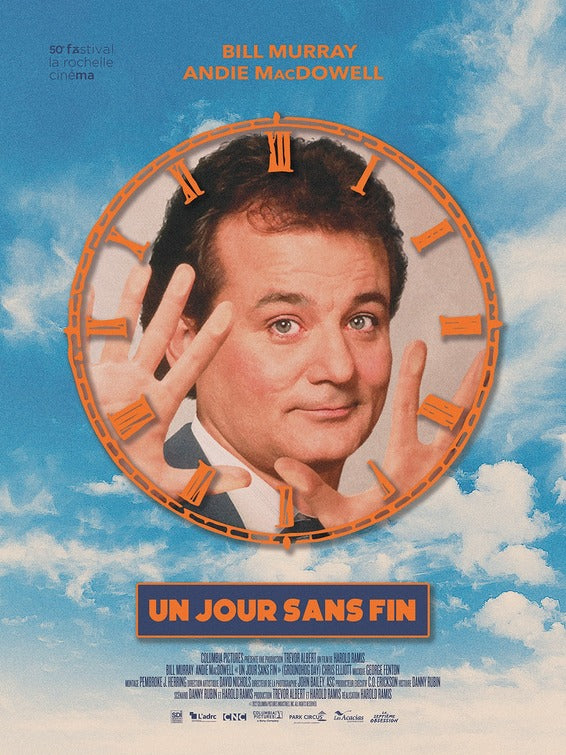 1000 piece jigsaw puzzle for the movie poster: Groundhog Day (1993) ver3