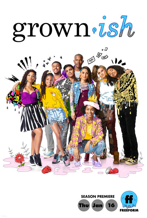 1000 piece jigsaw puzzle for tv poster: Grown-ish, ver6