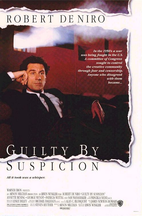 the movie poster: Guilty by Suspicion (1991)
