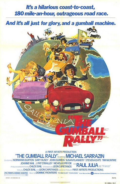 the movie poster: The Gumball Rally (1976)