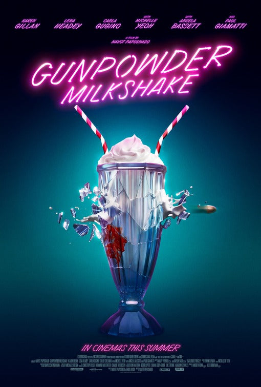 1000 piece jigsaw puzzle for the movie poster: Gunpowder Milkshake (2021) ver2