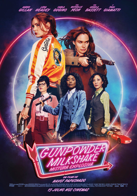 1000 piece jigsaw puzzle for the movie poster: Gunpowder Milkshake (2021) ver4