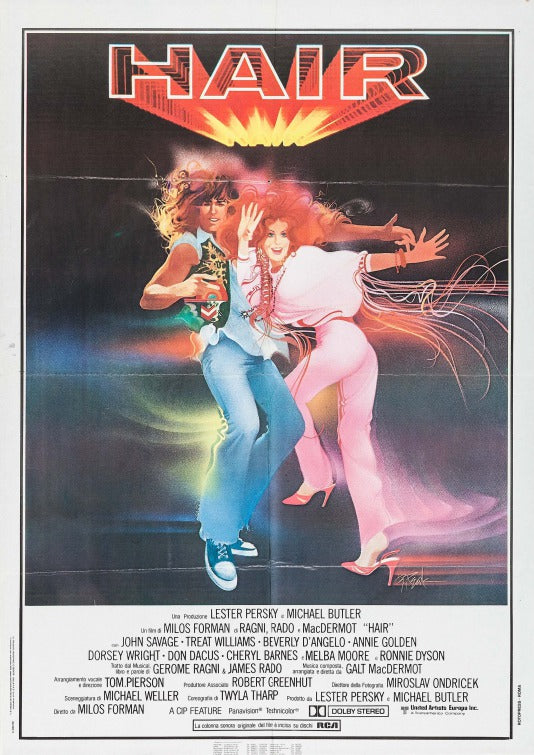 1000 piece jigsaw puzzle for the movie poster: Hair (1979) ver2