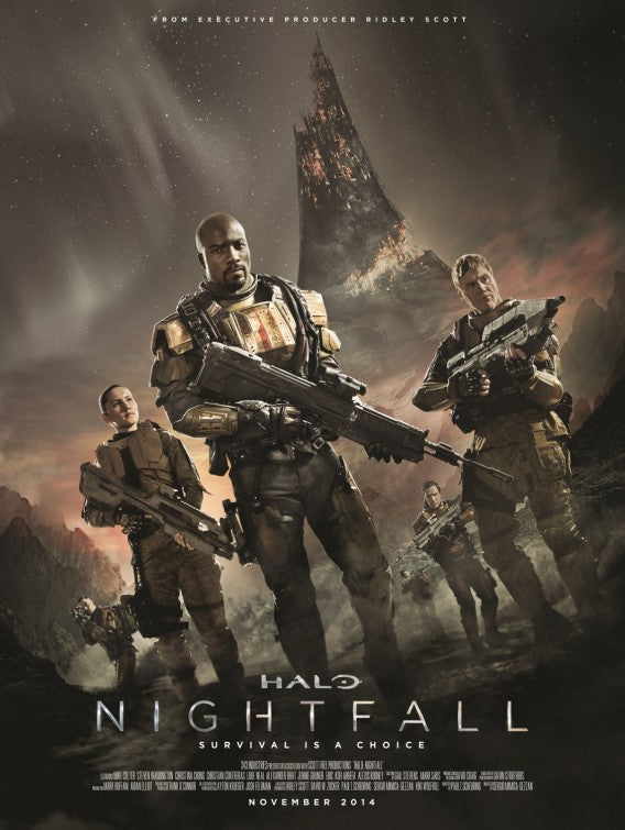 1000 piece jigsaw puzzle for tv poster: Halo: Nightfall
