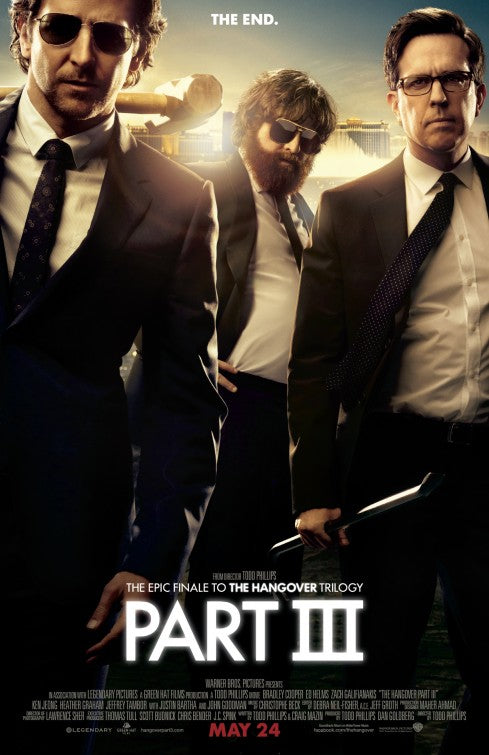 1000 piece jigsaw puzzle for the movie poster: The Hangover Part III (2013) ver7