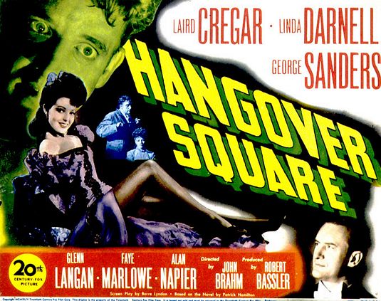 the movie poster: Hangover Square (1945) ver2