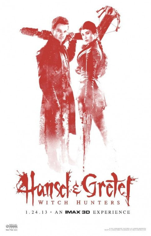 1000 piece jigsaw puzzle for the movie poster: Hansel and Gretel: Witch Hunters (2013) ver4