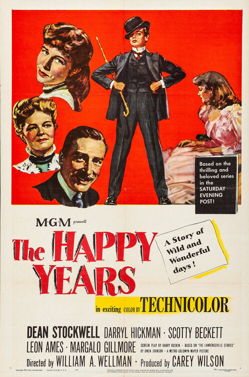 1000 piece jigsaw puzzle for the movie poster: The Happy Years (1950)