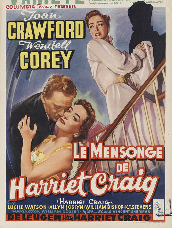 1000 piece jigsaw puzzle for the movie poster: Harriet Craig (1950) ver3