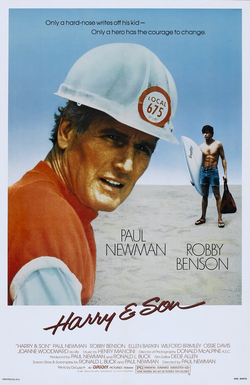 the movie poster: Harry and Son (1984)