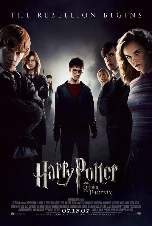 the movie poster: Harry Potter and the Order of the Phoenix (2007) ver2