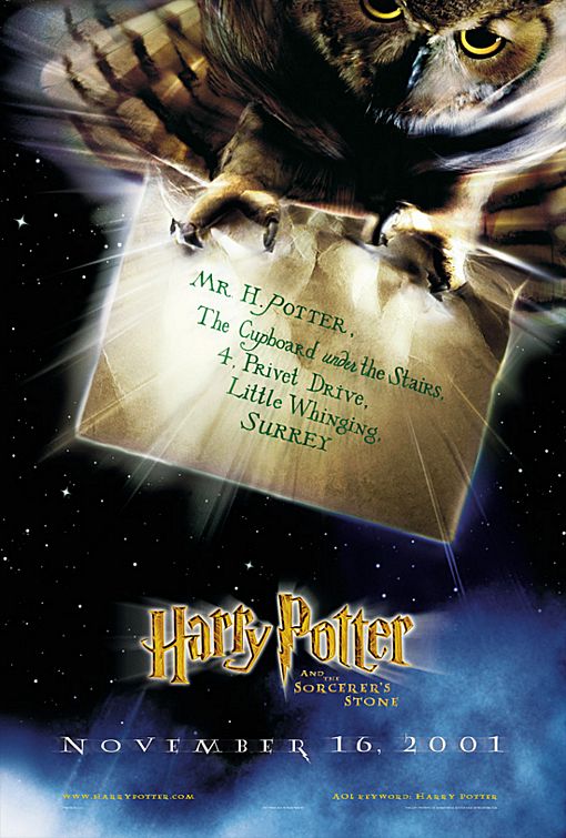the movie poster: Harry Potter and the Sorcerer's Stone (2001) ver1