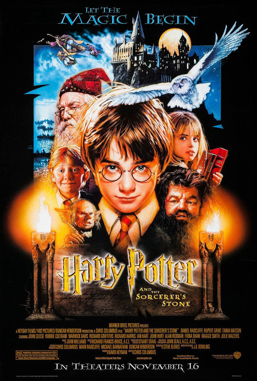 the movie poster: Harry Potter and the Sorcerer's Stone (2001) ver4