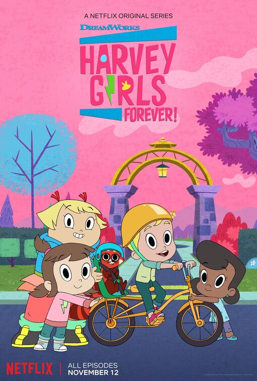 1000 piece jigsaw puzzle for tv poster: Harvey Girls Forever!