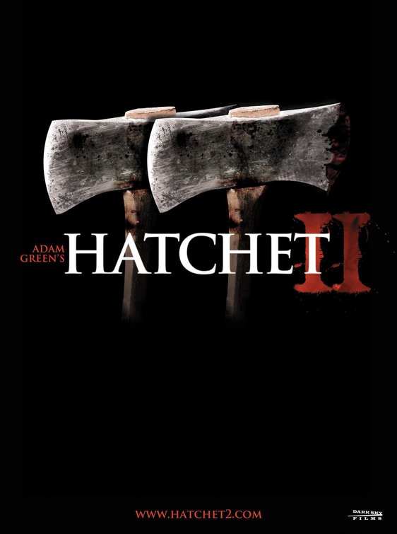 1000 piece jigsaw puzzle for the movie poster: Hatchet II (2010)